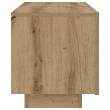  Bedside Cabinet Artisan Oak 100x35x40 cm Engineered Wood