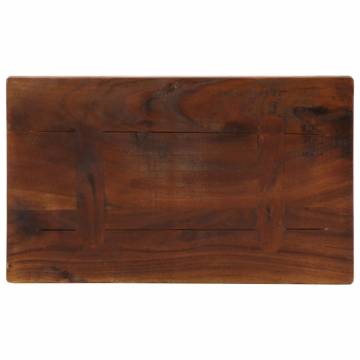  Table Top 50x30x2.5 cm Rectangular Solid Wood Reclaimed