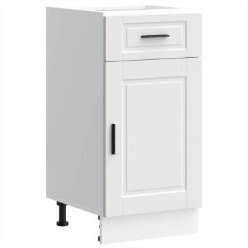  Kitchen Base Cabinet Porto White Engineered Wood