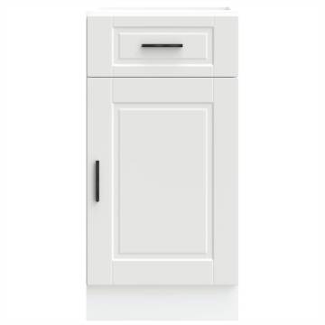  Kitchen Base Cabinet Porto White Engineered Wood