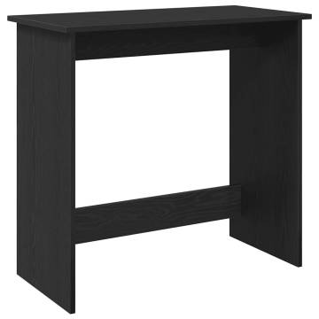  Desk Black 84x40x75 cm Engineered Wood