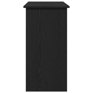  Desk Black 84x40x75 cm Engineered Wood