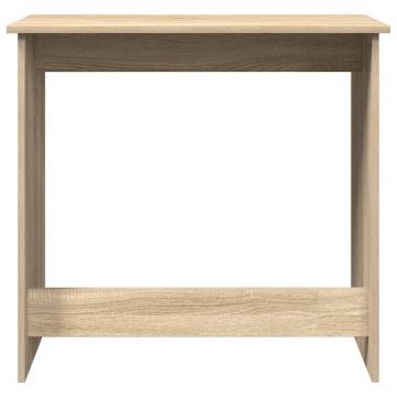  Desk Sonoma Oak 84x40x75 cm Engineered Wood