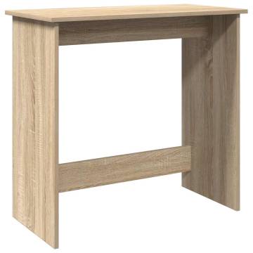  Desk Sonoma Oak 84x40x75 cm Engineered Wood