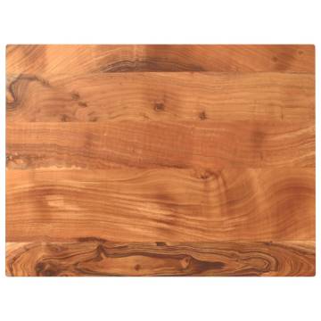  Table Top 90x50x2.5 cm Rectangular Solid Wood Acacia