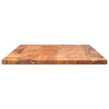  Table Top 90x50x2.5 cm Rectangular Solid Wood Acacia