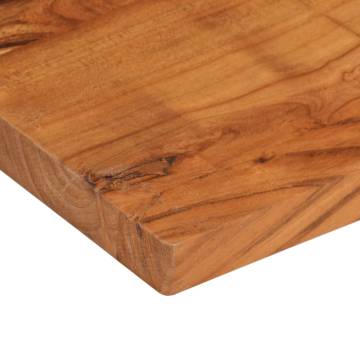  Table Top 90x50x2.5 cm Rectangular Solid Wood Acacia