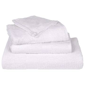  Towels 4 pcs White 100x200 cm 360 gsm 100% Cotton