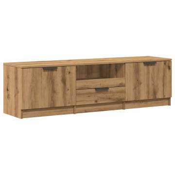  TV Cabinet Artisan Oak 140x35x40 cm Engineered Wood