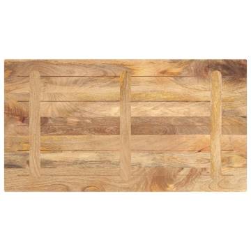  Table Top 100x70x2.5 cm Rectangular Solid Wood Mango