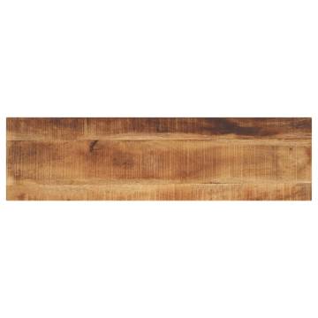  Table Top 110x40x3.8 cm Rectangular Solid Wood Rough Mango