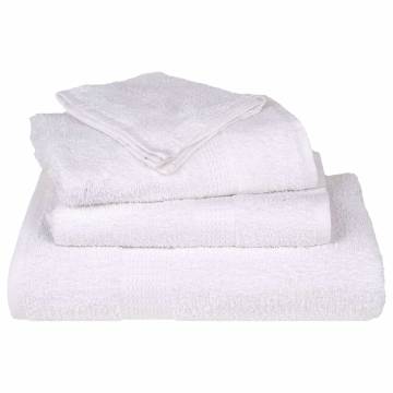  Sauna Towels 10 pcs White 80x200 cm 360 gsm 100% Cotton