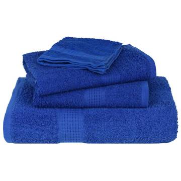  Shower Towels 2 pcs Blue 70x140 cm 360 gsm 100% Cotton