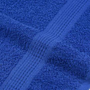  Bath Towels 10 pcs Blue 100x150 cm 360 gsm 100% Cotton