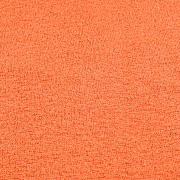  Towels 2 pcs Orange 100x200 cm 360 gsm 100% Cotton