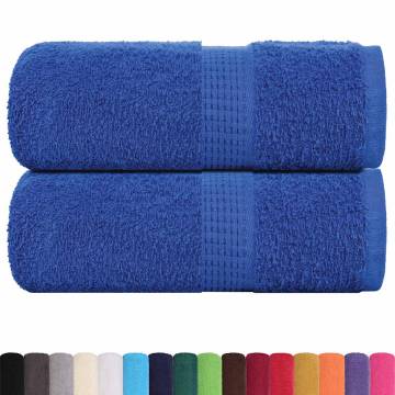  Soap Towels 2 pcs Blue 30x30 cm 360 gsm 100% Cotton