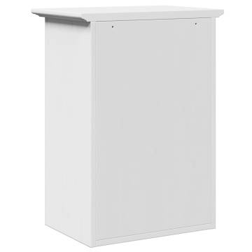  Bathroom Wall Cabinet BODO White 44x30x60 cm