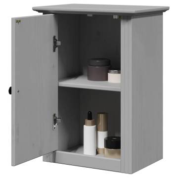  Bathroom Wall Cabinet BODO Grey 44x30x60 cm