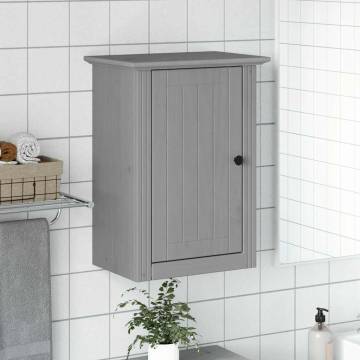  Bathroom Wall Cabinet BODO Grey 44x30x60 cm