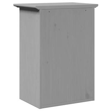  Bathroom Wall Cabinet BODO Grey 44x30x60 cm