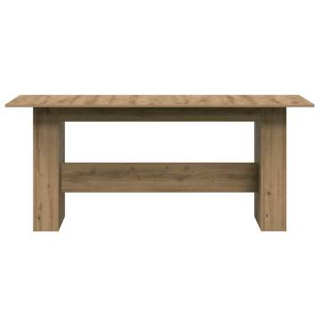  Dining Table Artisan Oak 180x90x76 cm Engineered Wood