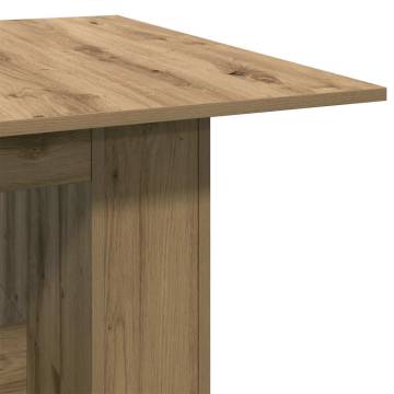  Dining Table Artisan Oak 180x90x76 cm Engineered Wood