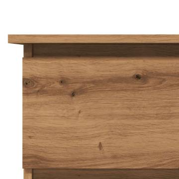  Corner Desk Artisan Oak 145x100x76 cm Engineered Wood