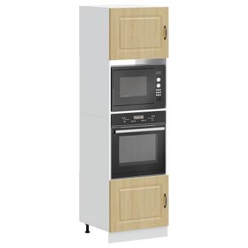  Oven Cabinets 2 pcs Lucca Sonoma Oak Engineered Wood