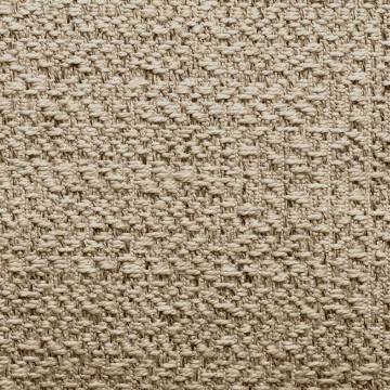  Rug ZIZUR Beige 100x200 cm Jute Look Indoor and Outdoor