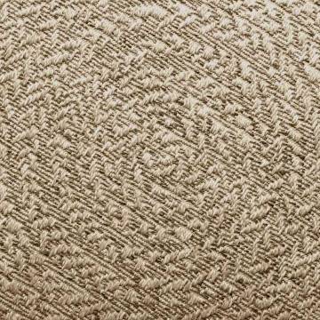  Rug ZIZUR Beige Ø 90 cm Jute Look Indoor and Outdoor