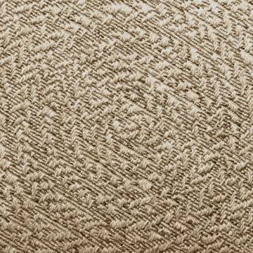  Rug ZIZUR Beige Ø 160 cm Jute Look Indoor and Outdoor