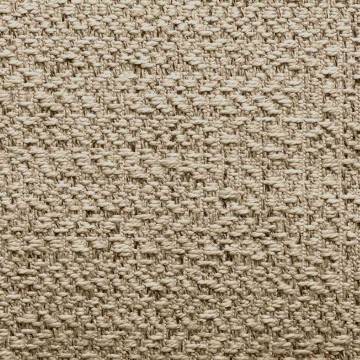  Rug ZIZUR Beige 80x200 cm Jute Look Indoor and Outdoor