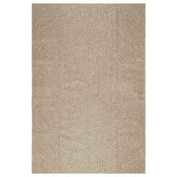  Rug ZIZUR Beige 160x230 cm Jute Look Indoor and Outdoor