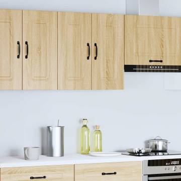  Kitchen Wall Cabinet Kalmar Sonoma Oak Engineered Wood