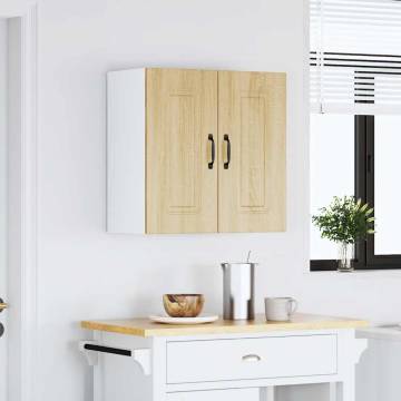  Kitchen Wall Cabinet Kalmar Sonoma Oak Engineered Wood