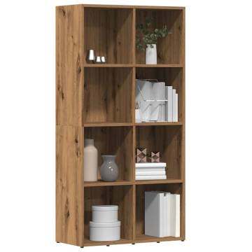  Book Cabinet Artisan Oak 66x30x130 cm Engineered Wood