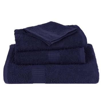  Soap Towels 10 pcs Navy Blue 30x30 cm 360 gsm 100% Cotton