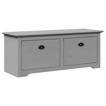  Hallway Bench BODO Grey 114x40x45 cm