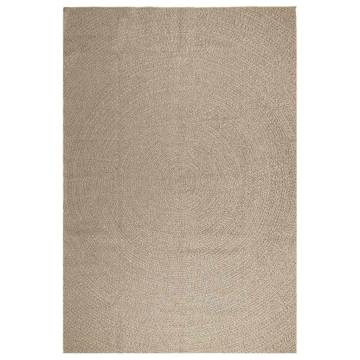  Rug ZIZUR Beige 240x340 cm Jute Look Indoor and Outdoor