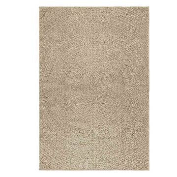  Rug ZIZUR Beige 120x170 cm Jute Look Indoor and Outdoor