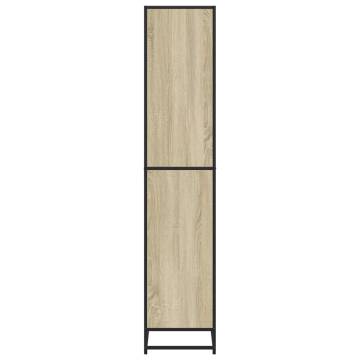  Bookcase Sonoma Oak 60x35x170.5 cm Engineered Wood