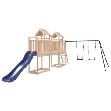 Outdoor Playset Solid Wood Pine