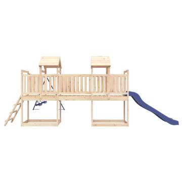 Outdoor Playset Solid Wood Pine