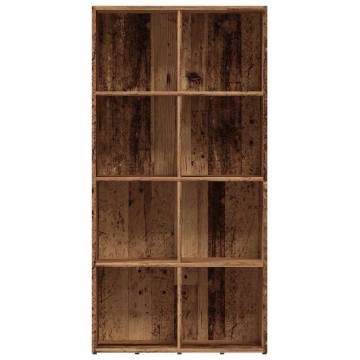  Book Cabinet Old Wood 66x30x130 cm Engineered Wood