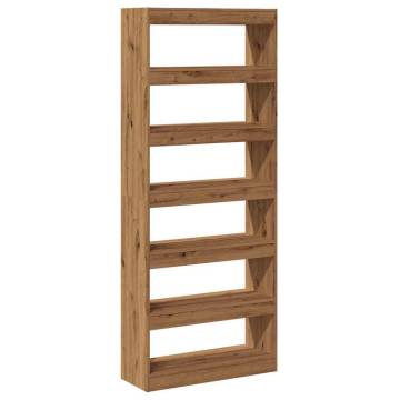  Book CabinetRoom Divider Artisan Oak 80x30x198 cm