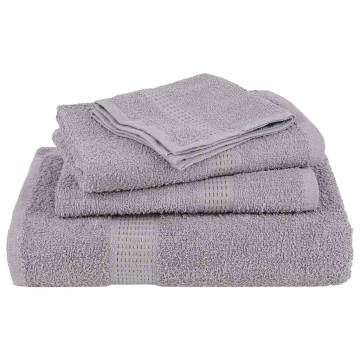  Sauna Towels 10 pcs Grey 80x200 cm 360 gsm 100% Cotton