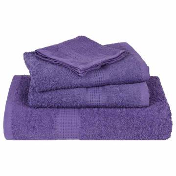  Soap Towels 10 pcs Purple 30x30 cm 360 gsm 100% Cotton