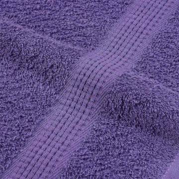  Guest Towels 4 pcs Purple 30x50 cm 360 gsm 100% Cotton