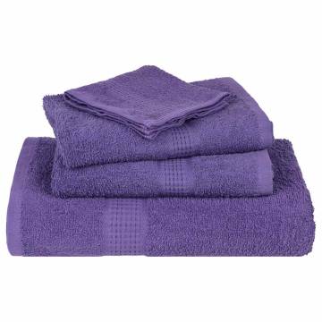  Shower Towels 2 pcs Purple 70x140 cm 360 gsm 100% Cotton