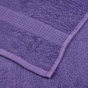  Shower Towels 2 pcs Purple 70x140 cm 360 gsm 100% Cotton